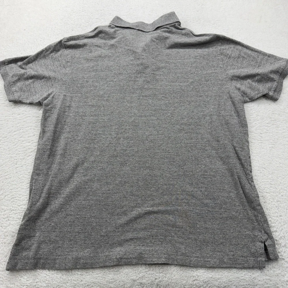Polo Ralph Lauren Mens 2XLT Classic Fit Heather Gray Short Sleeve Polo Shirt